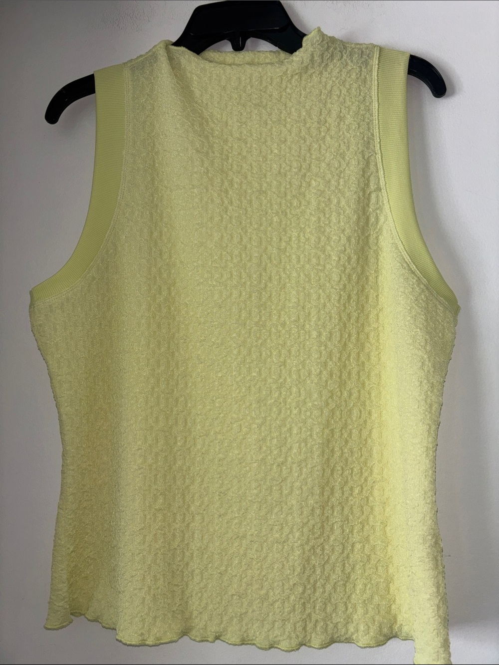 Anthropologie Neon Yellow Tank